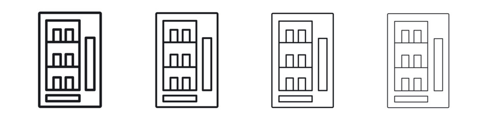 Vending machine icon Eps10. icons graphic design