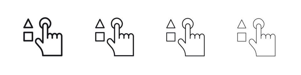 Obraz premium Variety icon Eps10. icons graphic design