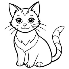 Obraz premium black cat cartoon