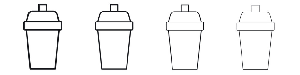 Protein shake icon Eps10. icons graphic design