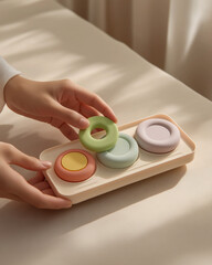 Pastel Silicone Fidget Rings for Neurodivergent Travel Comfort