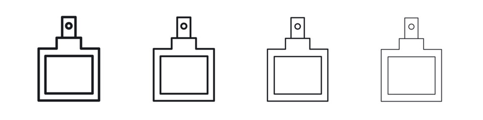 Perfume bottle icon Eps10. icons graphic design