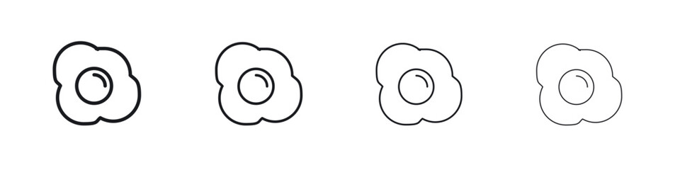 Omelet icon Eps10. icons graphic design