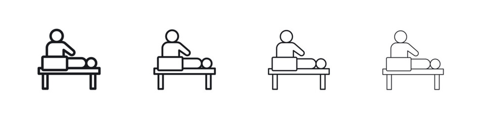 Massage icon Eps10. icons graphic design