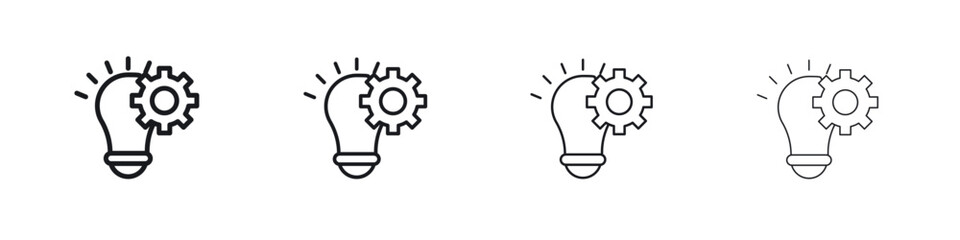 Implement icon Eps10. icons graphic design