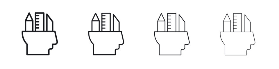 Obraz premium Creativity icon Eps10. icons graphic design