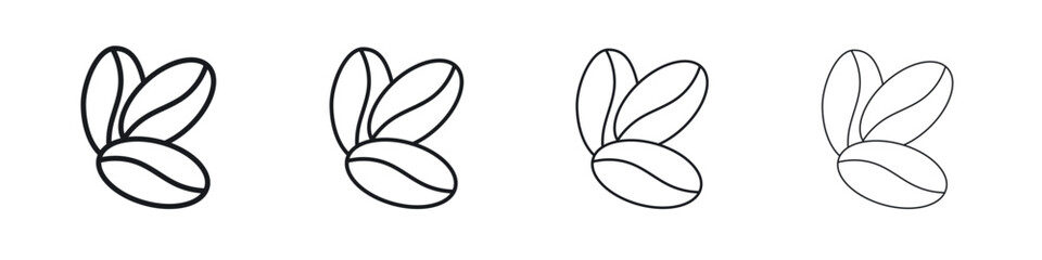 Coffee beans icon Eps10. icons graphic design