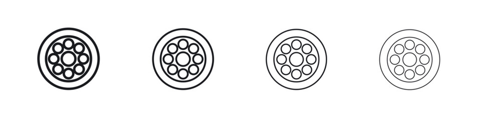 Car bearing icon Eps10. icons graphic design