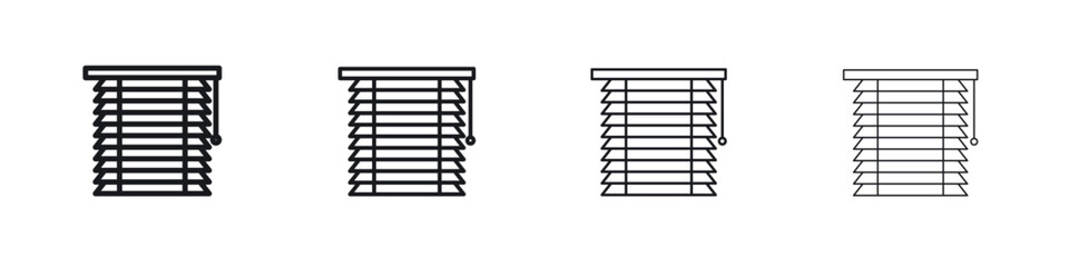 Blinds icon Eps10. icons graphic design