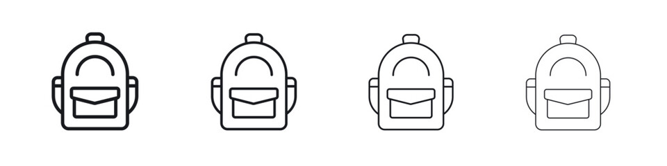 Obraz premium Backpack icon Eps10. icons graphic design