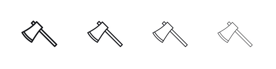 Axe icon Eps10. icons graphic design