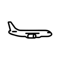 Flying Airplane Icon for Travel Apps, Maps & Booking Sites