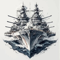 Warship Logo Design Very Cool