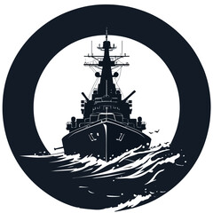 Warship Logo Design Very Cool