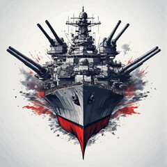 Warship Logo Design Very Cool © Persik