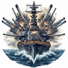 Warship Logo Design Very Cool