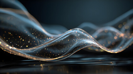 Abstract energy wave