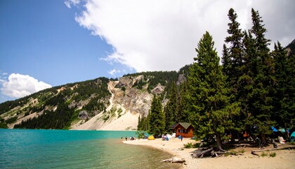 lake in the mountains