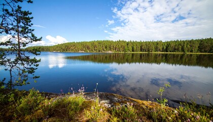 lake in the forest