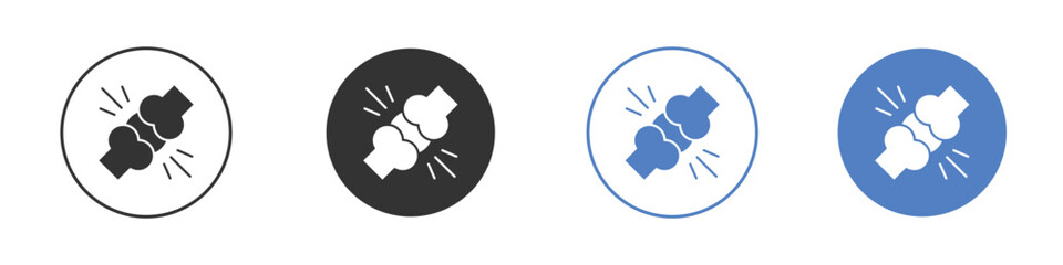 Osteoporosis icon for web design. pixel perfect flat icons