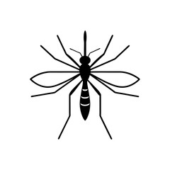 Fototapeta premium mosquito icon vector