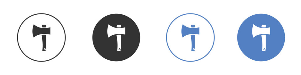 Hatchet icon for web design. pixel perfect flat icons
