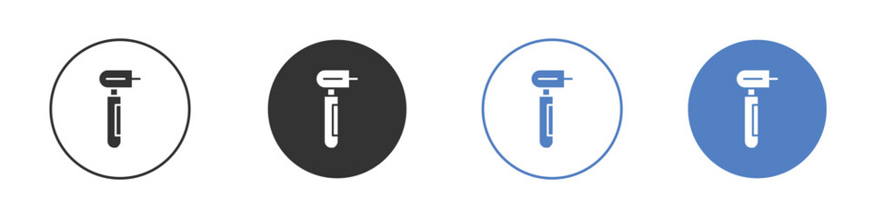 Dental drill icon for web design. pixel perfect flat icons