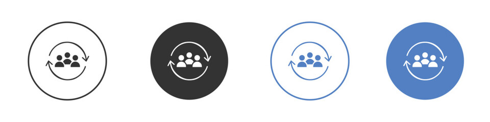 Customer retention icon for web design. pixel perfect flat icons