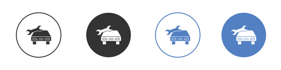 Car repair icon for web design. pixel perfect flat icons