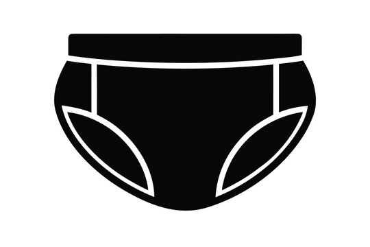 diaper vector icon silhouette illustrations