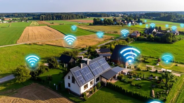 Smart Home Connectivity: Wireless Internet Access in Rural Landscape
