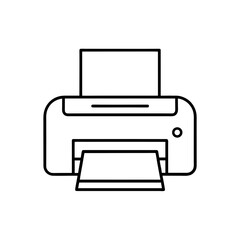printer icon vector