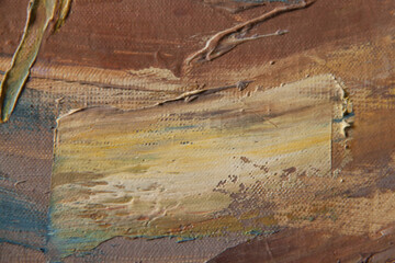 Abstract art. Oil painting. Modern art. Close-up and texture