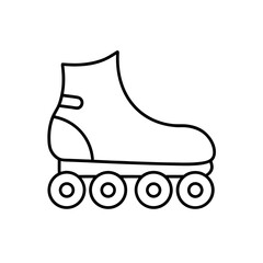 roller skate icon vector