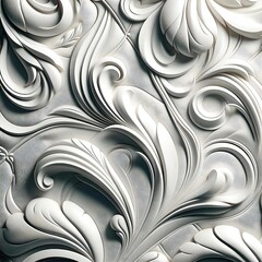 Luxurious White Leather Upholstery with Diamond Tufting