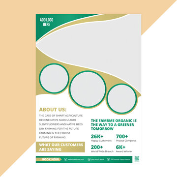 Modern Organic Garden Services Flyer