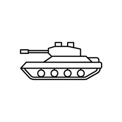 tank military icon vector