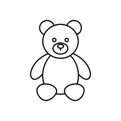 teddy bear icon vector