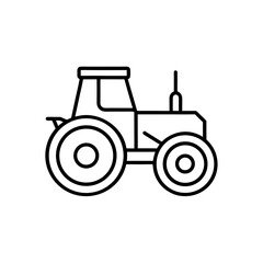 tractor icon vector