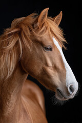 Obraz premium captivating portraits of top animals focusing on elegance and strength of horses
