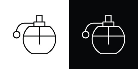 Parfum icon. Editable strokes icons for your design