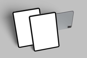 Tablet Screen Mockup Design Blank