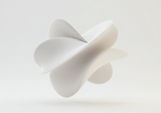 3D abstract white background wave Design with Curves and Texture with cool background - Powered by Adobe