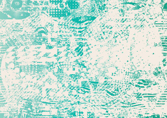 Glitch distorted geometric shape . Noise destroyed logo . Trendy cyber punk poster . Glitched frame .Grunge textured . Distressed effect .Vector shapes with a halftone dots screen print texture.