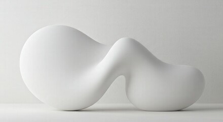 3D abstract white background wave Design with Curves and Texture with cool background