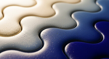 abstract background with blue bubbles