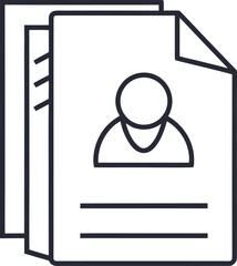 Document Upload with Profile Icon &ndash; File Transfer with User Profile Symbol