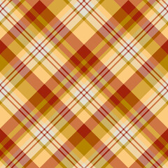 Seamless pattern with pleasant dark yellow and red colors for plaid, fabric, textile, clothes, tablecloth and other things. Vector image. 2