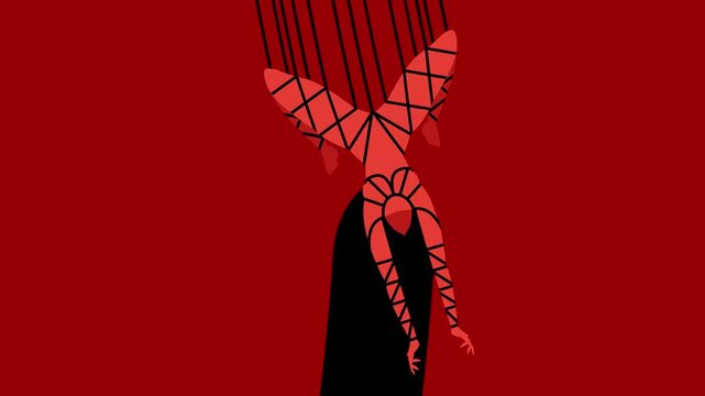 shibari bdsm woman tied with ropes