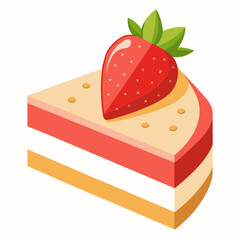 cheesecake with strawberry